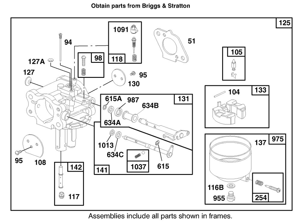 Engine Briggs & Stratton Model 303776-1188-A1 Diagram and Parts List for 30182 990001 - 999999 Toro Lawn Tractor Accessories