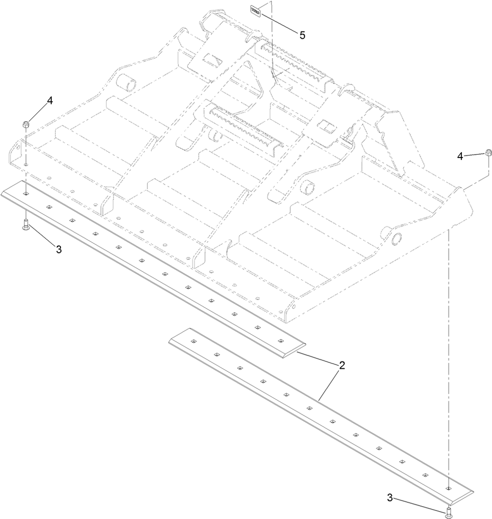 Leveler Assembly Diagram and Parts List for 22550 318000001 - 318999999 Toro Lawn Tractor Accessories