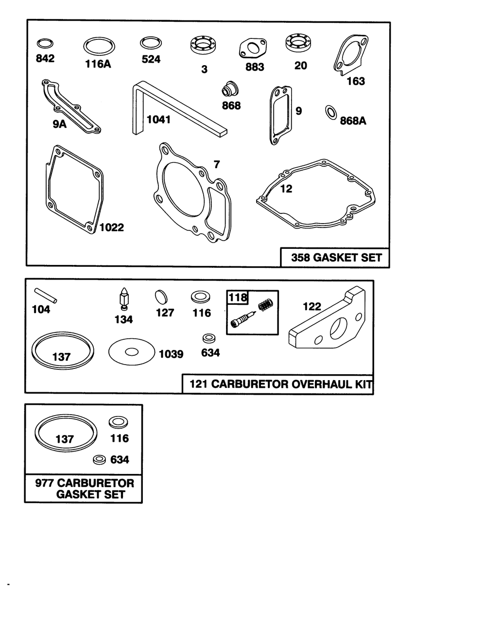 Engine Gts-150 Diagram and Parts List for 20763B 39000001 - 39999999 Toro Lawn Mower