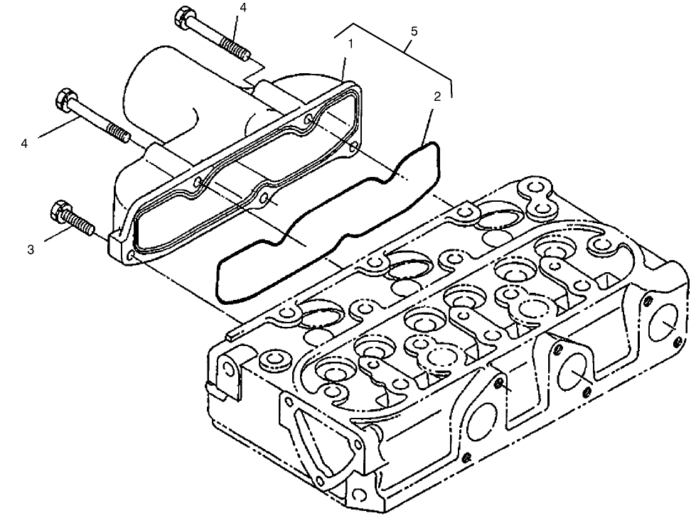Inlet Manifold Assembly Diagram and Parts List for 22303TE 990001 - 999999 Toro Lawn Tractor Accessories