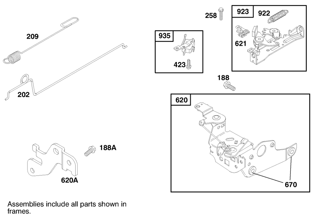 Engine Briggs & Stratton Model 12h807-1760-E1 Diagram and Parts List for 20495 8900001 - 8999999 Toro Lawn Mower