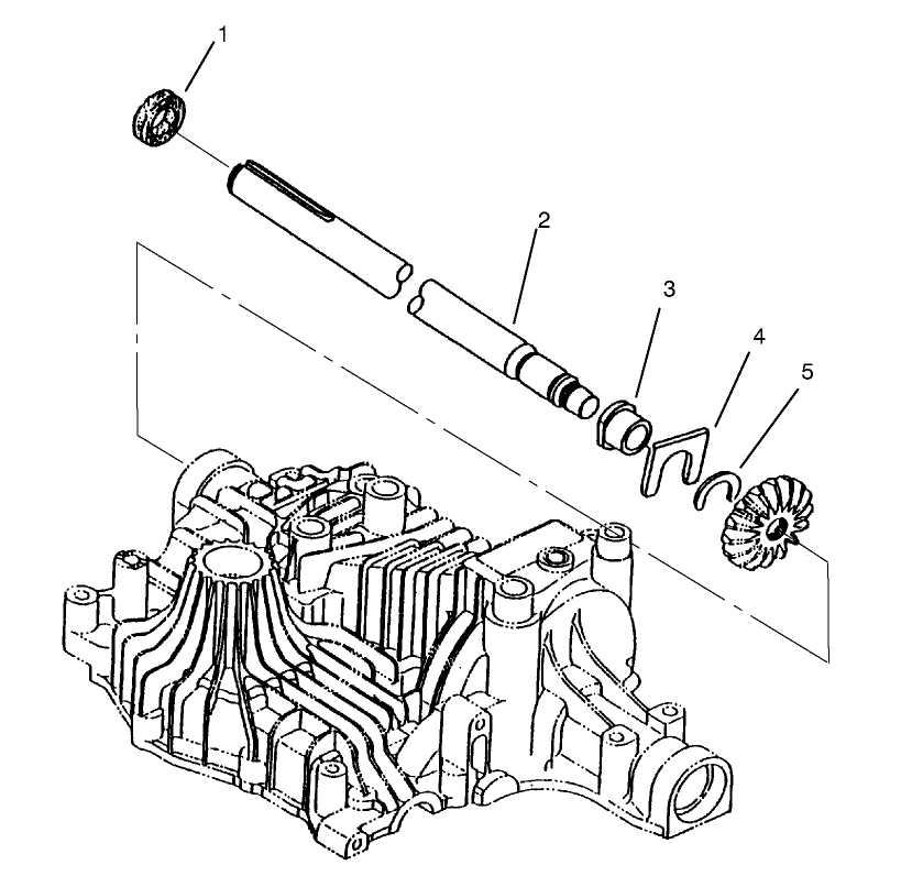 Axle Shaft Diagram and Parts List for 72064 8900600 - 8999999 Toro Lawn Tractor
