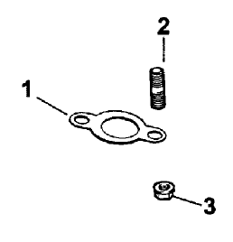 Exhaust Assembly Diagram and Parts List for 74171 (990001-999999)(1999) Toro Lawn Mower