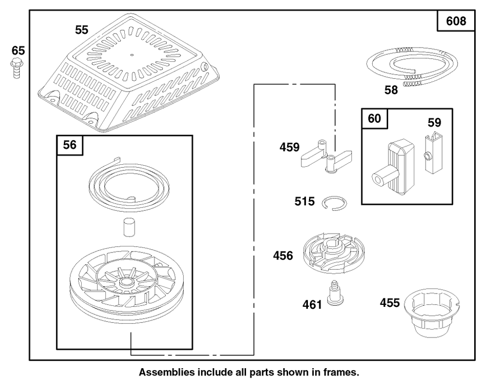 Engine Gts 150 Diagram and Parts List for 22142 7900001 - 7999999 Toro Lawn Mower