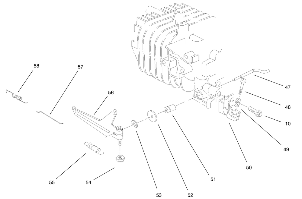 Engine Assembly (Continued) Model No. 47pt6-4 Diagram and Parts List for 38431 7900001 - 7999999 Toro Snow Blower
