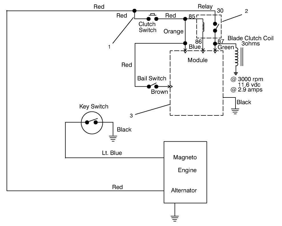 Electric Schematic Diagram and Parts List for 30177 695001 - 699999 Toro Lawn Tractor Accessories