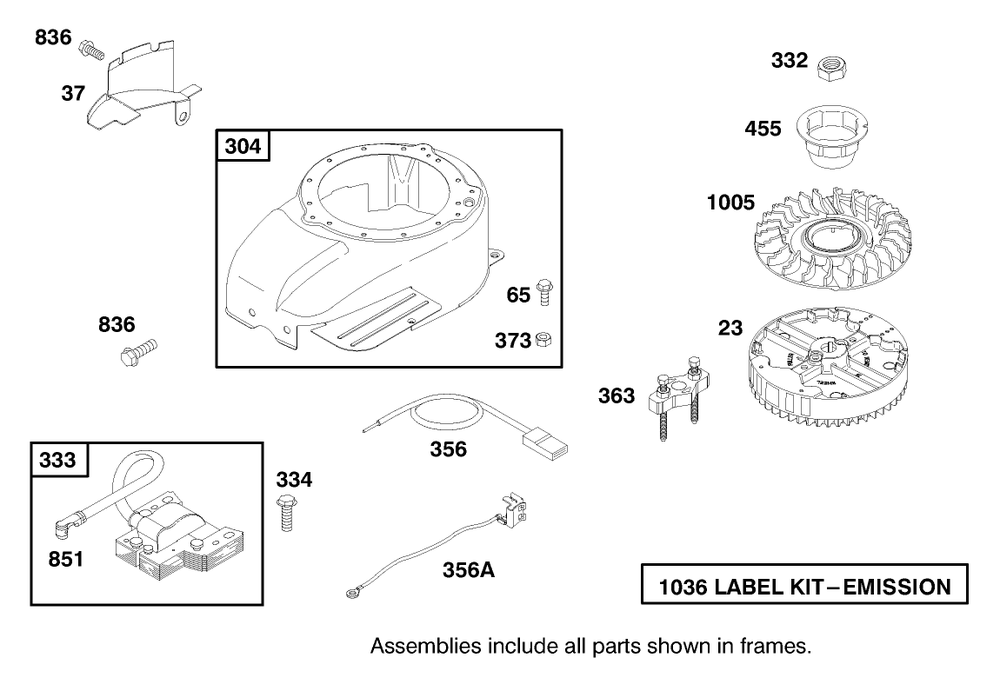 Engine Gts-200 Diagram and Parts List for 26638 8900001 - 8999999 Toro Lawn Mower