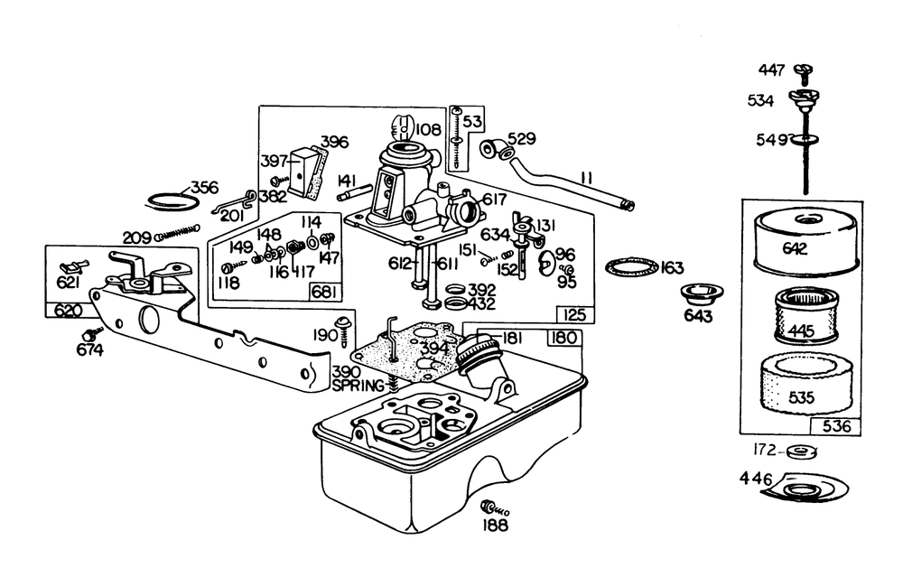 Briggs & Stratton Model 110908-0424-01 And 110908-0405-01 (Continued) Diagram and Parts List for 20750 8000001 - 8999999 Toro Lawn Mower