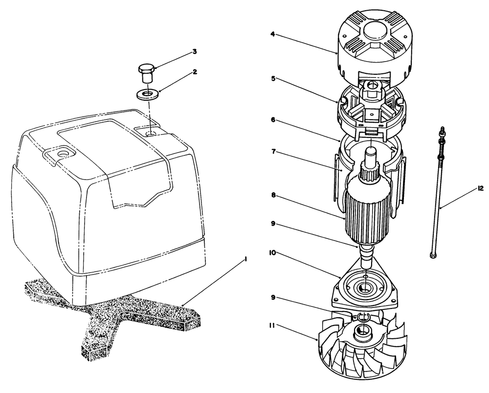 Motor Briggs & Stratton Model No 748001-0339-01 Diagram and Parts List for 20564 0000001 - 0999999 Toro Lawn Mower
