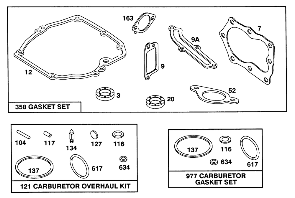 Engine Model 124702-3115-01 Diagram and Parts List for 20563 1000001 - 1999999 Toro Lawn Mower