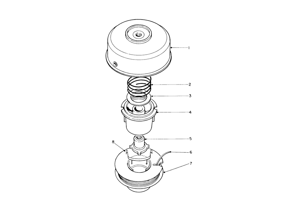 Single Line Bump & Feed Cutter Head (Optional) Diagram and Parts List for 51655 1000001 - 1999999 Toro Trimmer