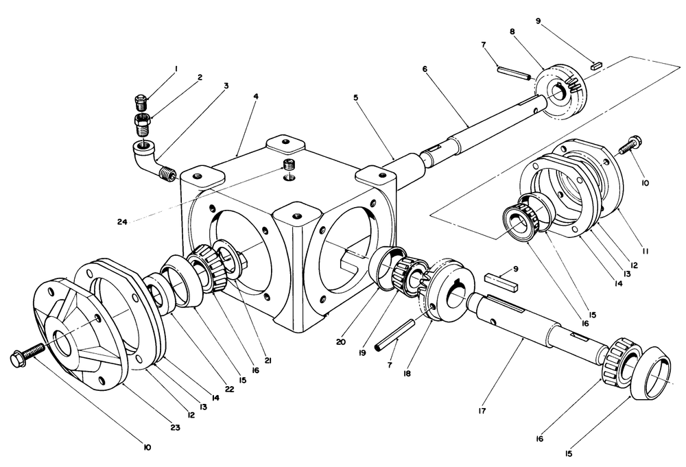 44" Snow Thrower Model No. 30761 (Optional) (Continued) Diagram and Parts List for 30718 2000001 - 2999999 Toro Lawn Tractor