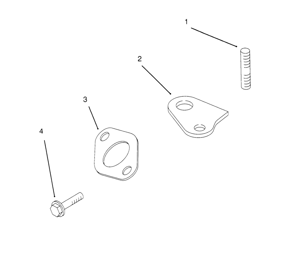 Exhaust (Kohler Engine Cv14s-Ps1472) Diagram and Parts List for 72042 5900001 - 5900796 Toro Lawn Tractor