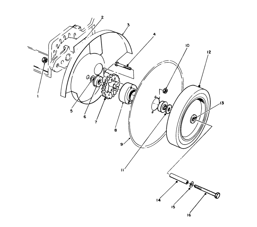 Edger Kit No. 59125 (Optional) Diagram and Parts List for 16212 4000001 - 4999999 Toro Lawn Mower