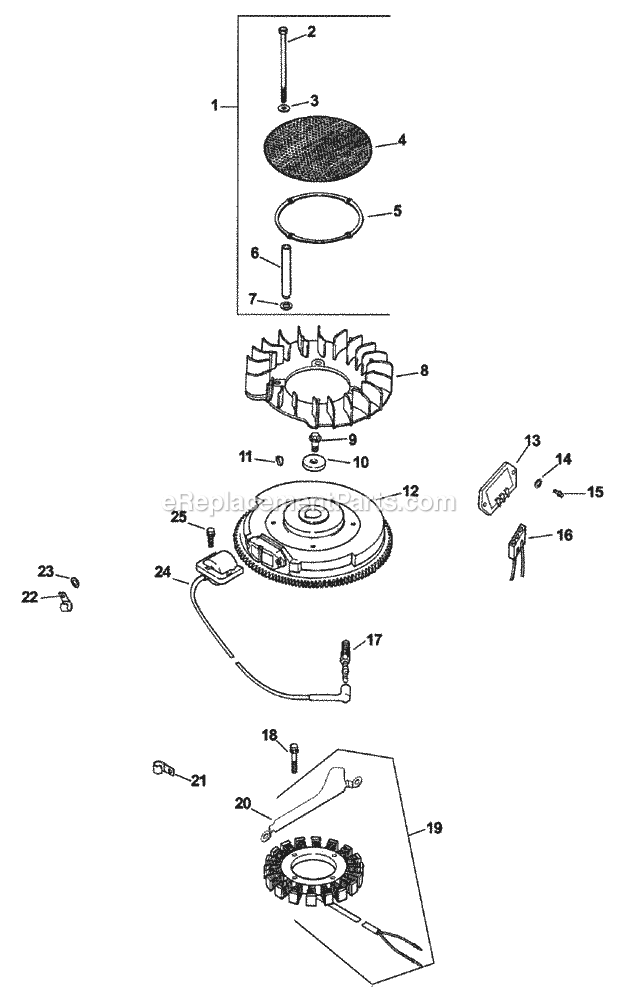 Group 5 Ignition/Electrical Assembly Diagram and Parts List for 74174 200000001-200999999 Toro Lawn Mower