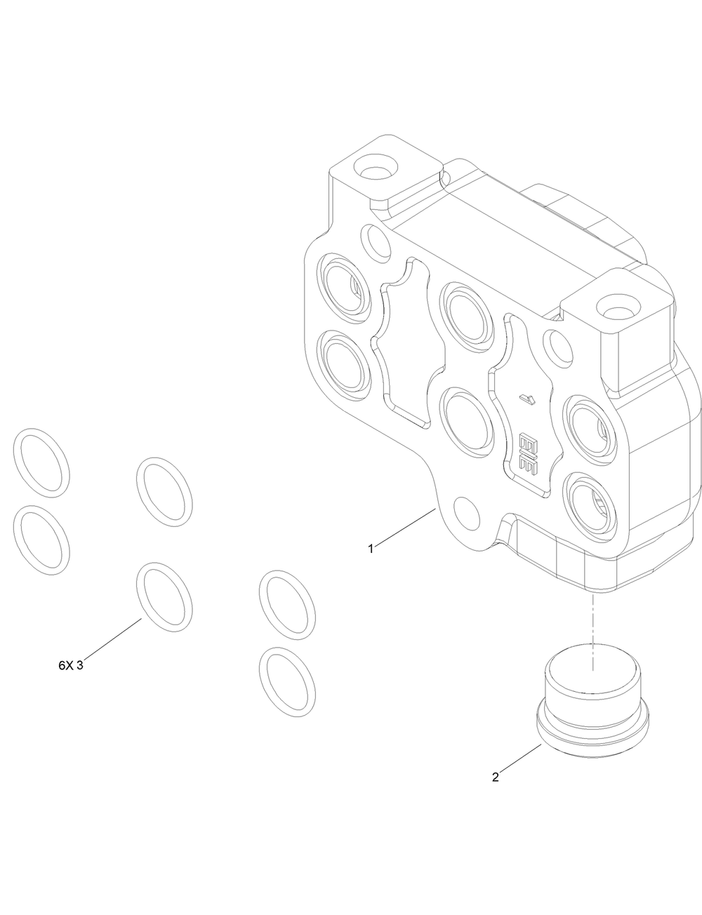 Outlet Section Assembly No. 139-1347 Diagram and Parts List for 22983 413000000 - 999999999 Toro Lawn Tractor Accessories