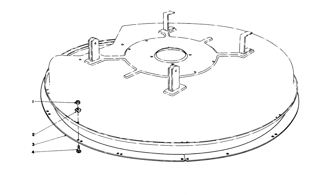 Wet Grass Bagging Kit No. 38-5730 (Optional) Diagram and Parts List for 57360 7000001 - 7999999 Toro Lawn Tractor