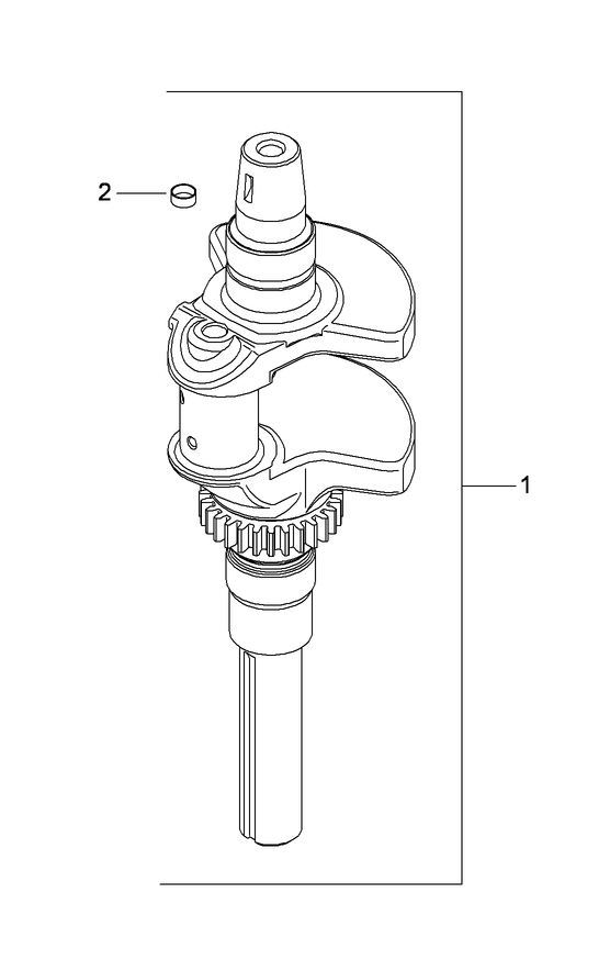 Crankshaft Assembly Diagram and Parts List for 74923TE (290000001-290999999)(2009) Toro Lawn Mower
