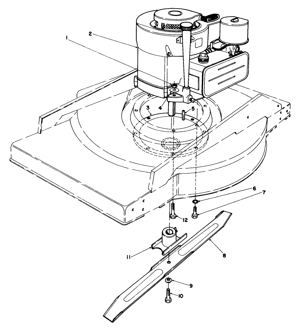 Engine Assembly Diagram and Parts List for 22005 6000001 - 6999999 Toro Lawn Mower