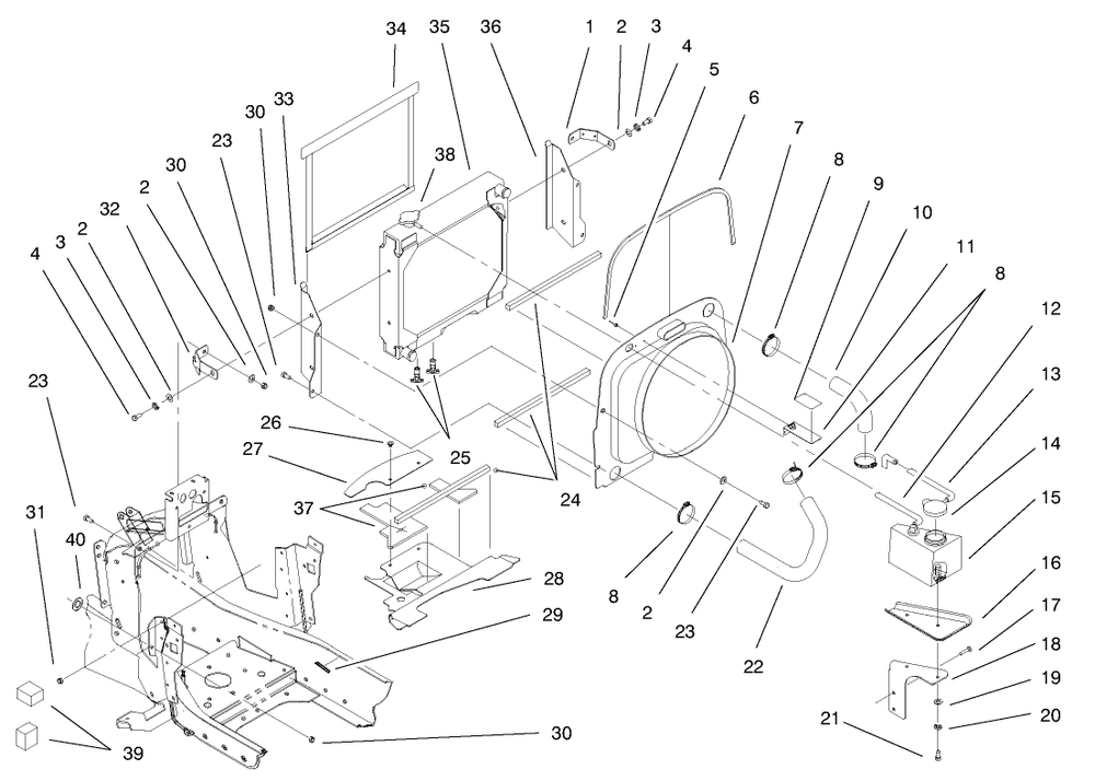 Liquid Cooled Diesel Engine Assembly (Continued) Diagram and Parts List for 73550 8900001 - 8999999 Toro Lawn Tractor