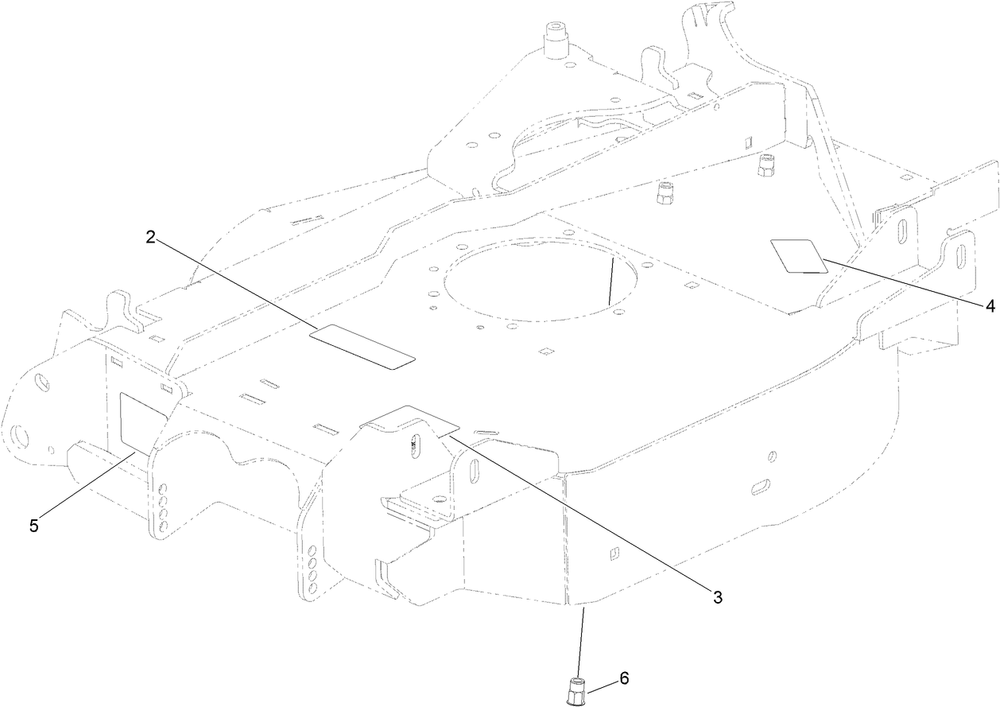 Lh Wing Deck Decal Assembly No. 146-0513 Diagram and Parts List for 74090 414087804 - 999999999 Toro Lawn Tractor