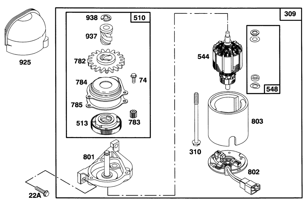 Engine Gts-150 Diagram and Parts List for 26636B 6900001 - 6999999 Toro Lawn Mower