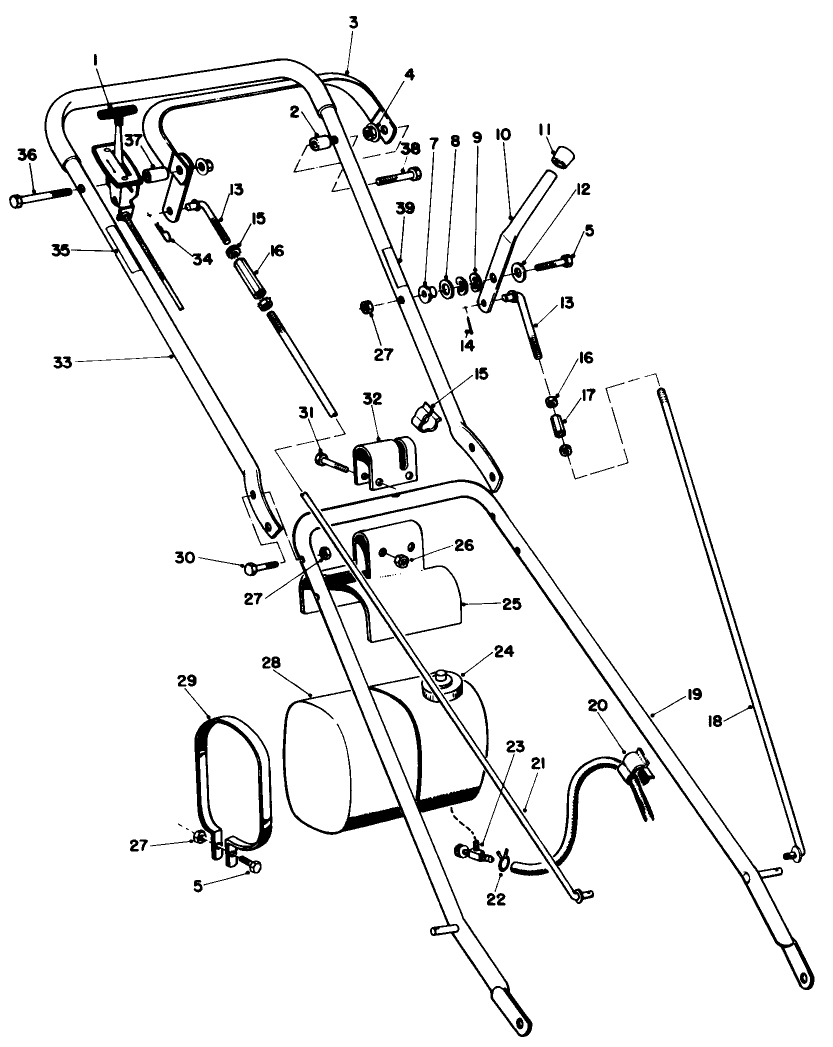 Caster And Wheel Assembly Diagram and Parts List for 74231 (230006001-230999999)(2003) Toro Lawn Mower