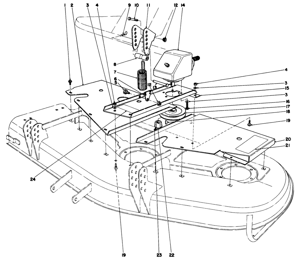 Cutting Unit Model No. 30555 (Continued) Diagram and Parts List for 30555 6000001 - 6999999 Toro Lawn Mower