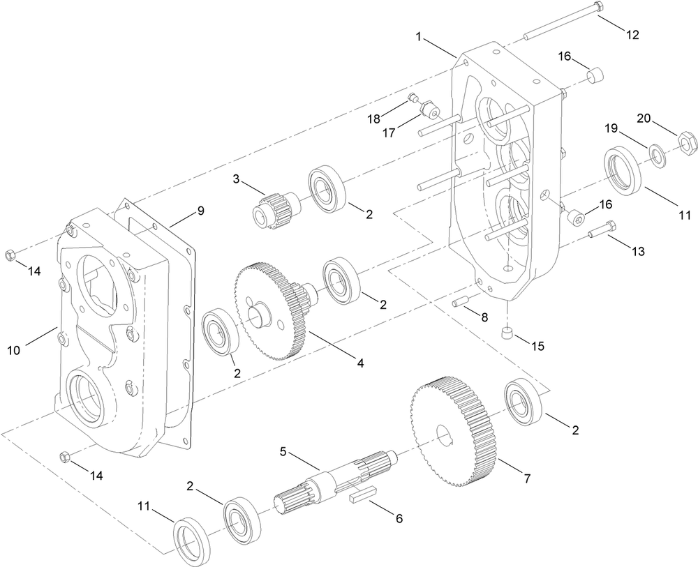 Transmission Assembly No. Au104951 Diagram and Parts List for 25530T 323000000 - 999999999 Toro Lawn Tractor Accessories
