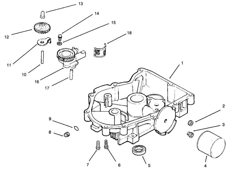 Oil Pan/Lubrication Diagram and Parts List for 30181 69000001 - 69999999 Toro Lawn Tractor Accessories