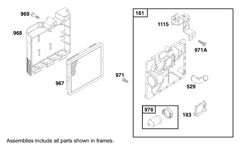 Engine Briggs & Stratton Model 12f802-1767-E1 Diagram and Parts List for 20803 8900001 - 8999999 Toro Lawn Mower