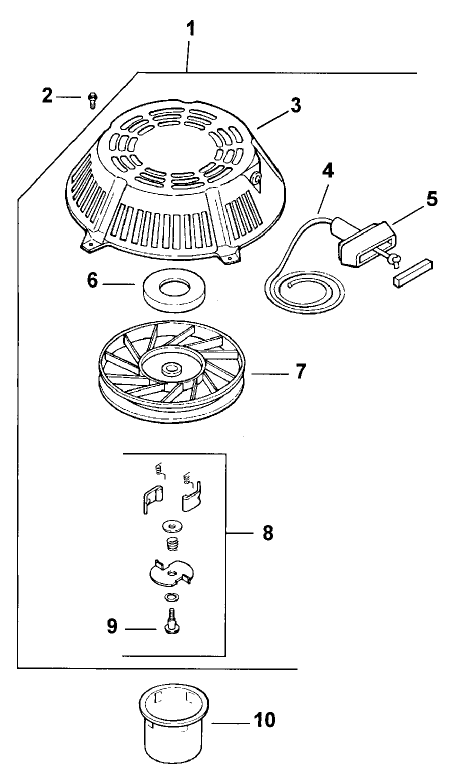 Starter System Diagram and Parts List for 30159 890001 - 899999 Toro Lawn Tractor Accessories