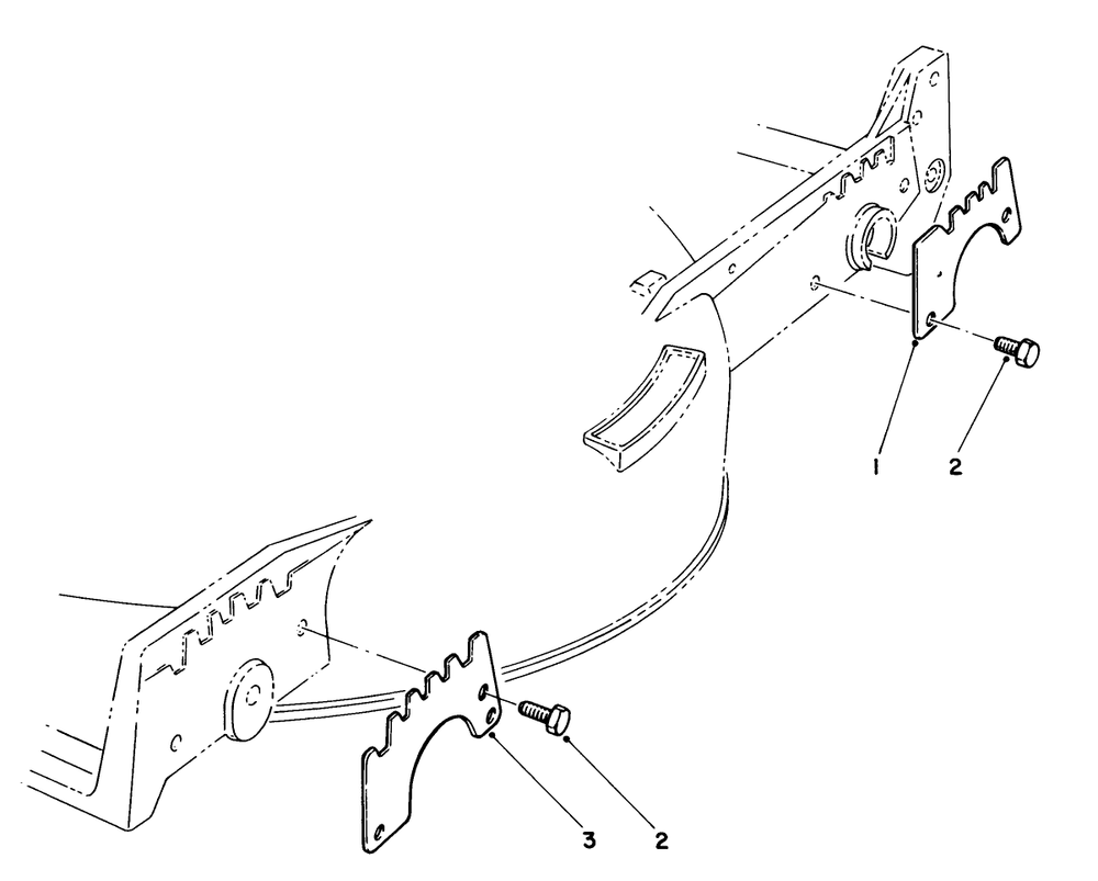 Wear Plate Kit No. 49-4080 (Optional) Diagram and Parts List for 20718C 5000001 - 5999999 Toro Lawn Mower
