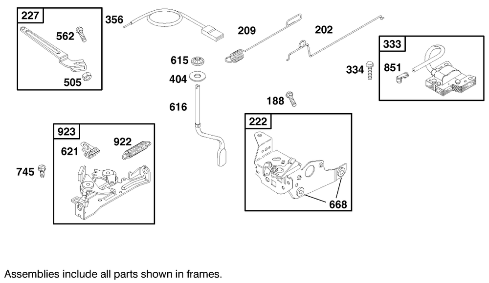 Engine Briggs & Stratton Model 12j802-2368-E1 Diagram and Parts List for 20028 9900001 - 9999999 Toro Lawn Mower