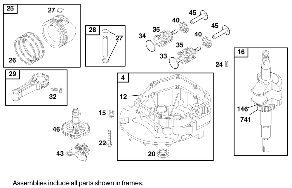 Engine Briggs & Stratton Model 12h802-1767-E1 Diagram and Parts List for 20651 9900001 - 9999999 Toro Lawn Mower