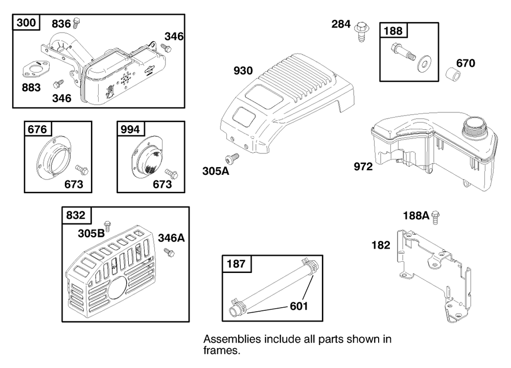 Engine Gts-200 Diagram and Parts List for 26638 8900001 - 8999999 Toro Lawn Mower
