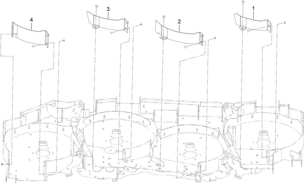 Mulch Kit Assembly No. 135-2449 Diagram and Parts List for 72098 413000000 - 999999999 Toro Lawn Tractor