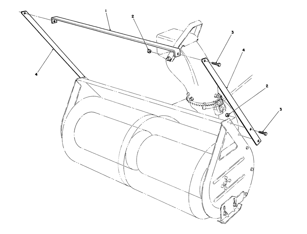 Drift Breaker Assembly No. 20-0650 (Optional) Diagram and Parts List for 57356 5000001 - 5999999 Toro Lawn Tractor