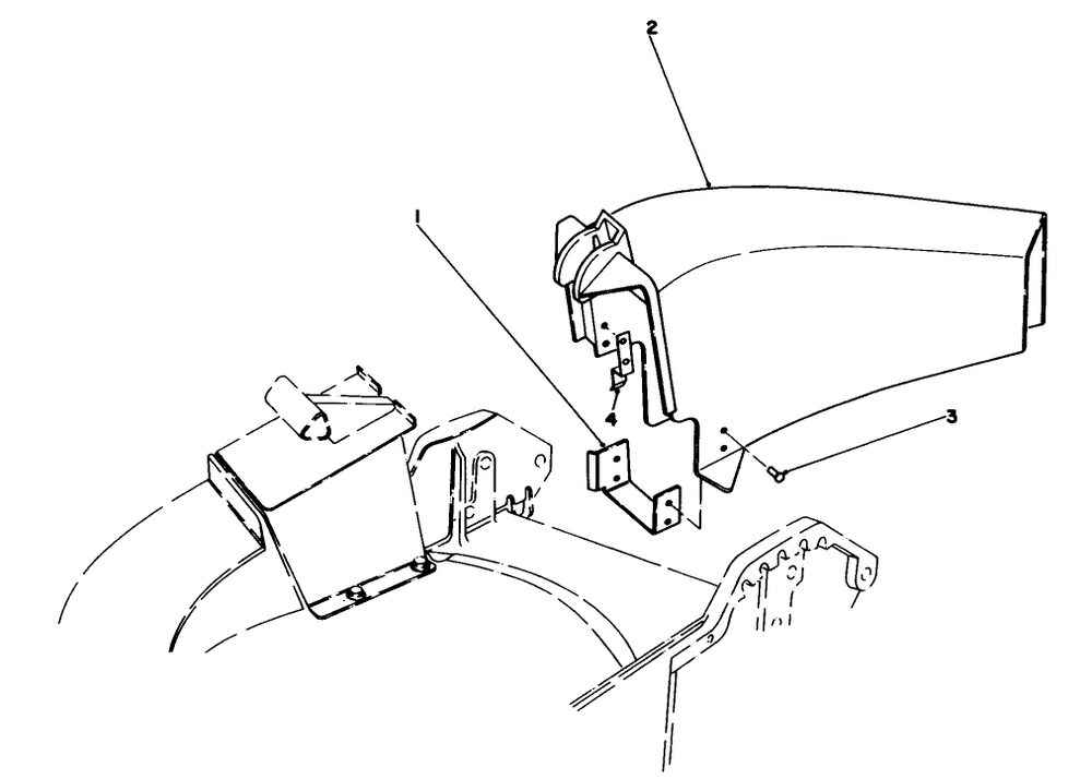 Side Discharge Kit No. 59107 Diagram and Parts List for 20780C 5000001 - 5999999 Toro Lawn Mower