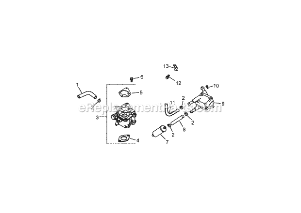Fuel System Assembly Kohler Ch23s 76584 Diagram and Parts List for 74239 250000001-250999999 Toro Lawn Mower