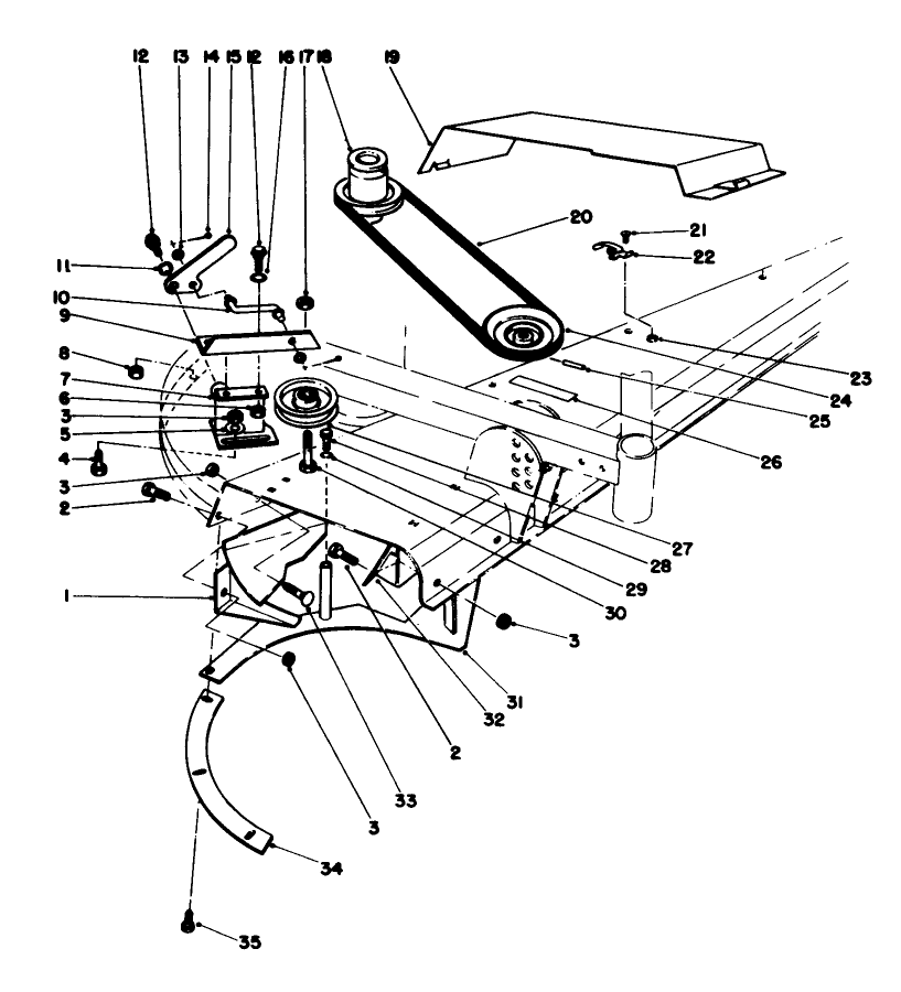 Grass Collection System Model No. 30576 (Optional) (Continued) Diagram and Parts List for 30754 0000001 - 0999999 Toro Lawn Tractor