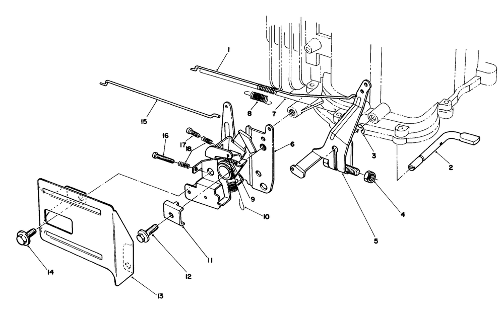 Governor Assembly (Model No. Vmg6) Diagram and Parts List for 20526C 9000001 - 9999999 Toro Lawn Mower