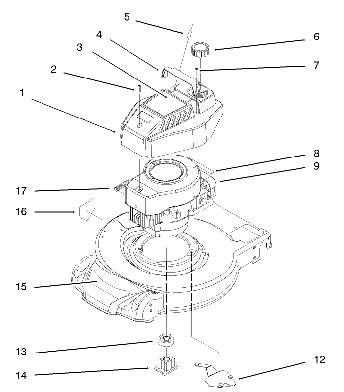 Engine Assembly #1 Diagram and Parts List for 20444 5900001 - 5999999 Toro Lawn Mower