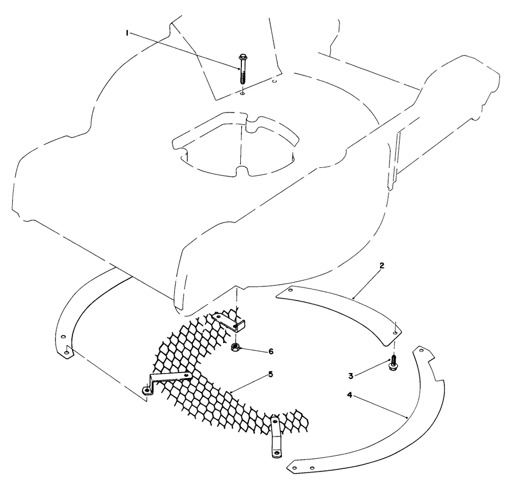 Leaf Shredder Kit No. 59101 (Optional) Diagram and Parts List for 20762 4000001 - 4999999 Toro Lawn Mower