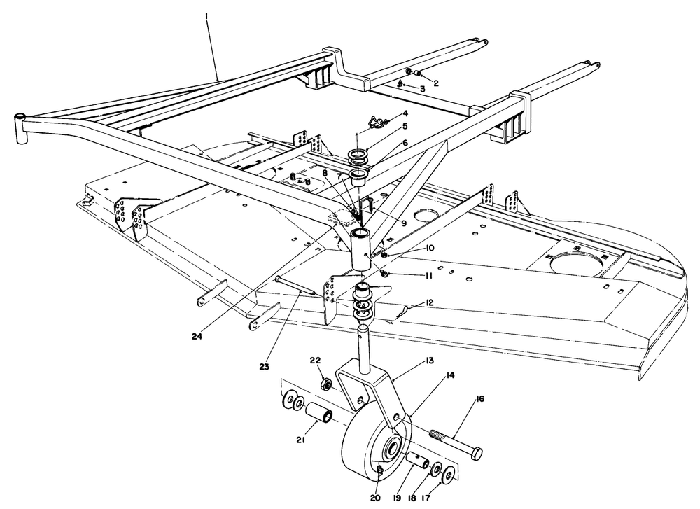 Cutting Unit Model No. 30562 (Continued) Diagram and Parts List for 30562 7000001 - 7999999 Toro Lawn Mower