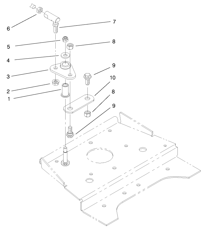 Front Smart Turn Assembly Diagram and Parts List for 73542 9900001 - 9999999 Toro Lawn Tractor