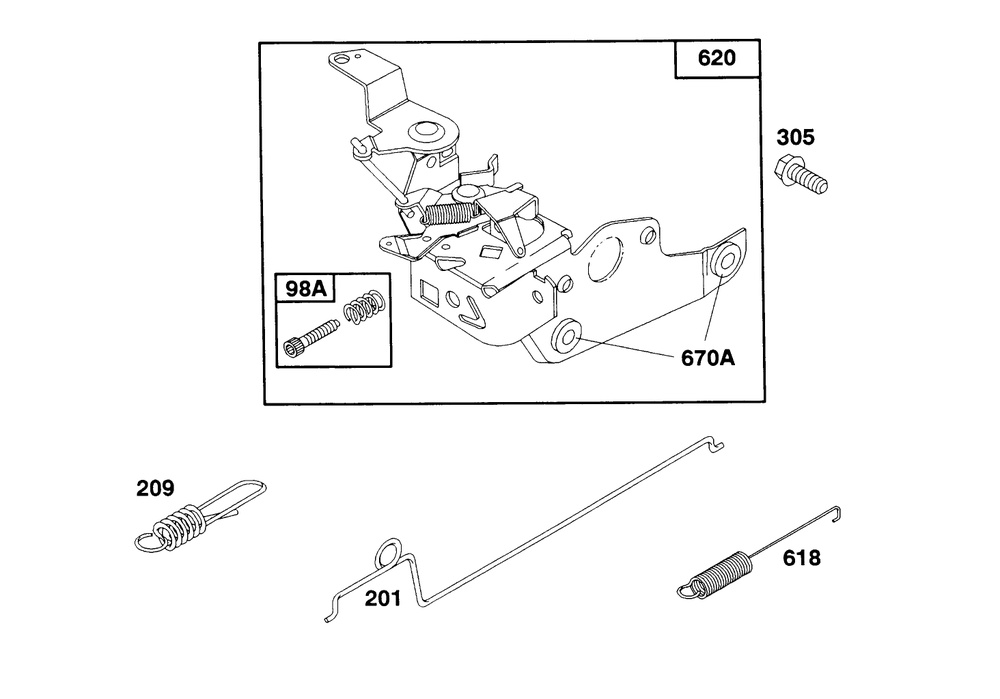 Engine Model 124702-3115-01 Diagram and Parts List for 20668 1000001 - 1999999 Toro Lawn Mower