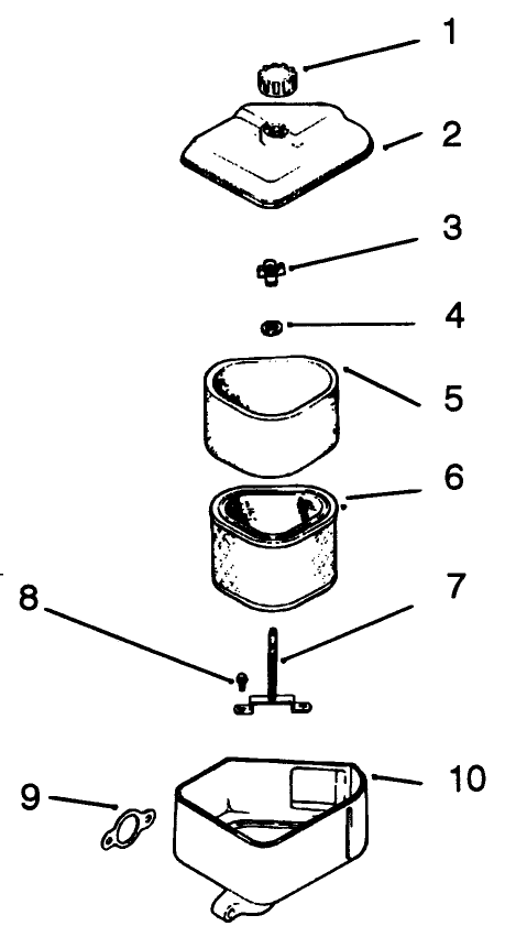 Air Intake/Filtration-Engine Kohler Model No. Cv14 S-1429 Diagram and Parts List for 30185 20000001 - 29999999 Toro Lawn Tractor Accessories