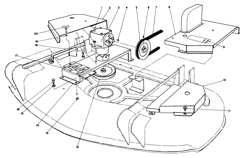 Cutting Unit Model No. 30544 (Continued) Diagram and Parts List for 30544 500001 - 599999 Toro Lawn Mower
