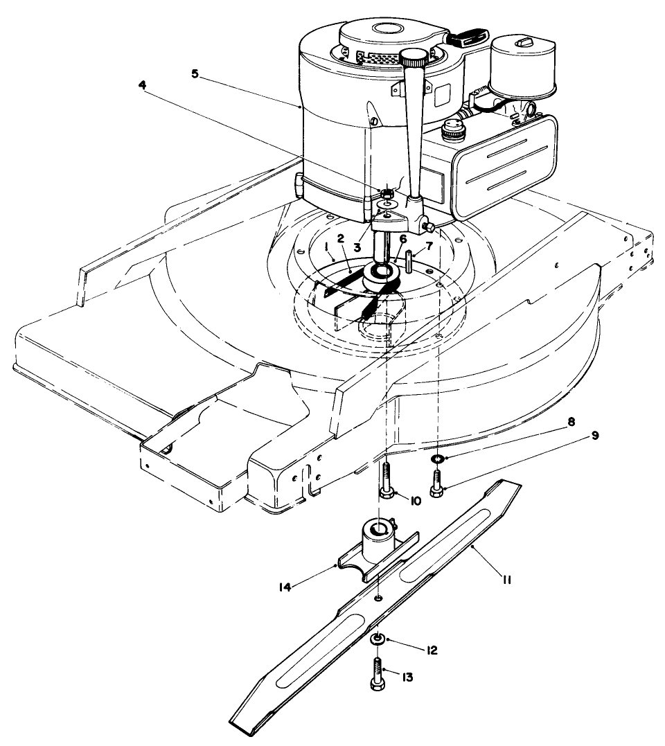 Engine Assembly Diagram and Parts List for 22010 4000001 - 4999999 Toro Lawn Mower